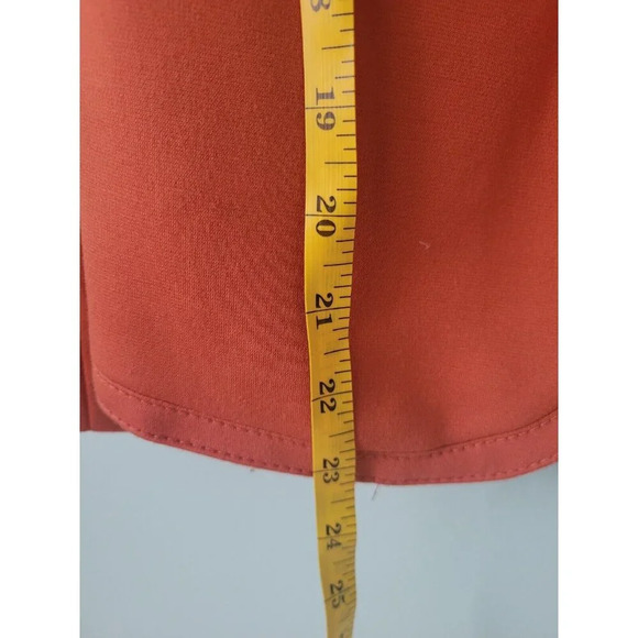 The Limited - Womens Single Button Lined Blazer Jacket -Orange - Size Small -EUC - Picture 14 of 15